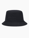 Embroidered Logo Cotton Bucket Hat Black - STONE ISLAND - BALAAN 4