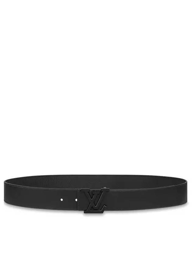 LV Aerogram 35MM Leather Belt Black - LOUIS VUITTON - BALAAN 4