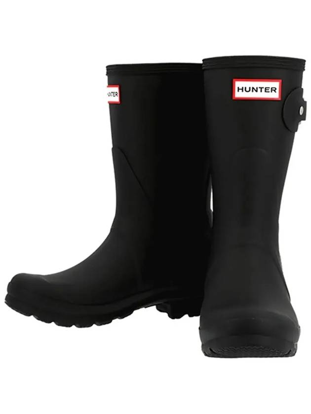 Original Matte Short Rain Boots Black - HUNTER - BALAAN 6