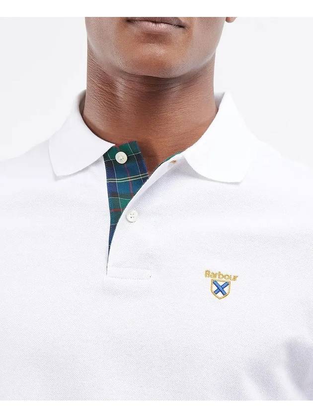 Society Polo Shirt White - BARBOUR - BALAAN 6