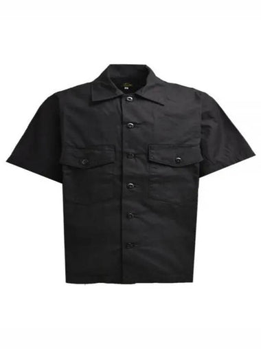 Fatigue Shirt Black OT215 Short Sleeve - NEEDLES - BALAAN 1