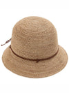 Women s Rosy Cloche Hat HAT51203 NATURAL NUTSHELL - HELEN KAMINSKI - BALAAN 4