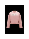 Logo Sweatshirt Pink - MONCLER - BALAAN 1