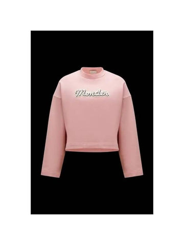 Logo Sweatshirt Pink - MONCLER - BALAAN 1