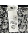 Oblique University Reversible Wool Muffler Grey - DIOR - BALAAN 8