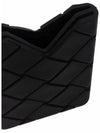 Intrecciato Silicone Card Wallet Black - BOTTEGA VENETA - BALAAN 4