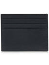 Embossed Triangle Logo Card Wallet Black - PRADA - BALAAN 4