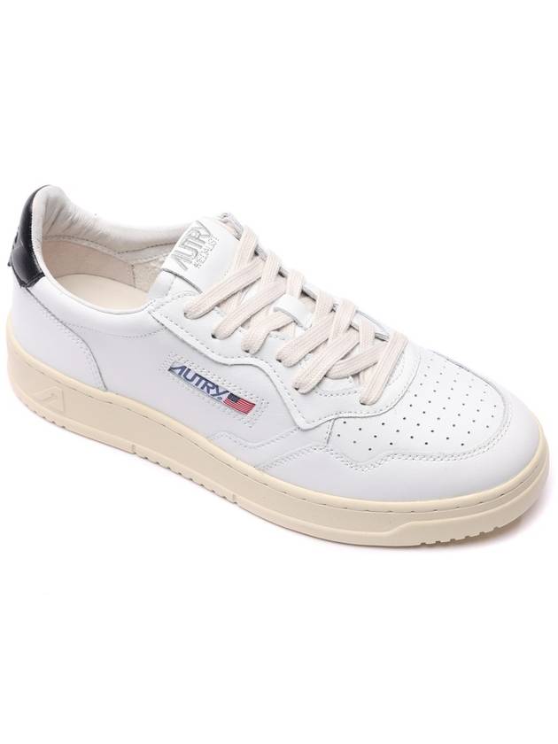 Medalist Black Tab Low Top Sneakers White - AUTRY - BALAAN 4