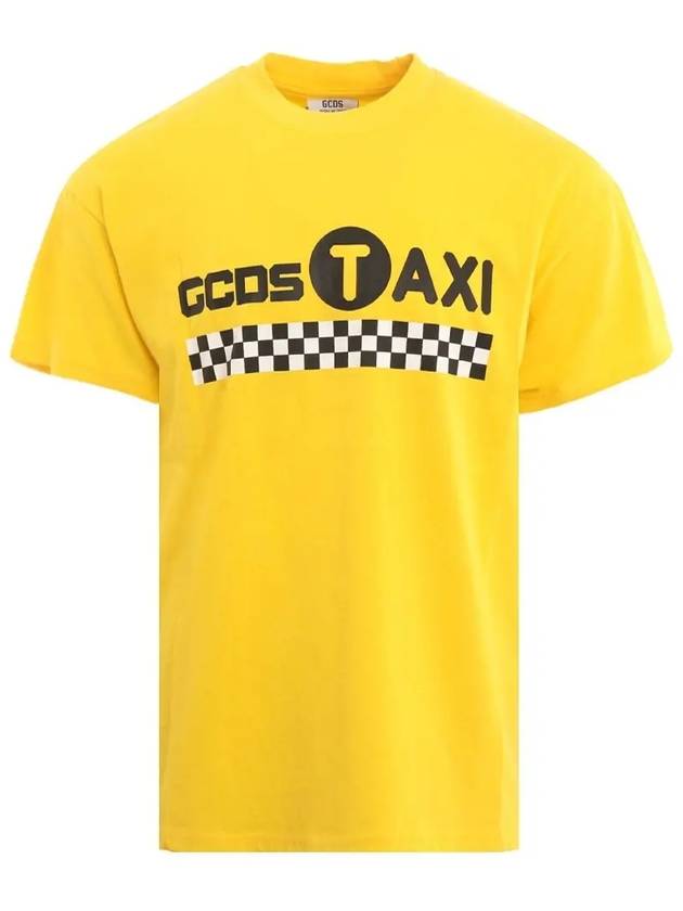 17SS U020004 GIALLO Taxi Print Short Sleeve TShirt - GCDS - BALAAN 1