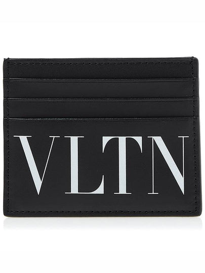 VLTN Logo Card Wallet Black - VALENTINO - BALAAN 2