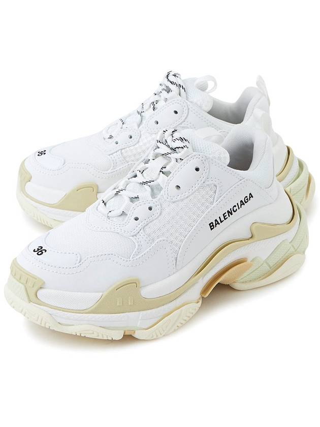 Triple S Low-Top Sneakers White - BALENCIAGA - BALAAN 2