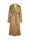 MANUELA Belted Camel Wool Coat 2421016012 001 - MAX MARA - BALAAN 2