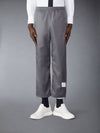 Logo Patch Ripstop Cricket Stripe Track Pants Silver - THOM BROWNE - BALAAN 2