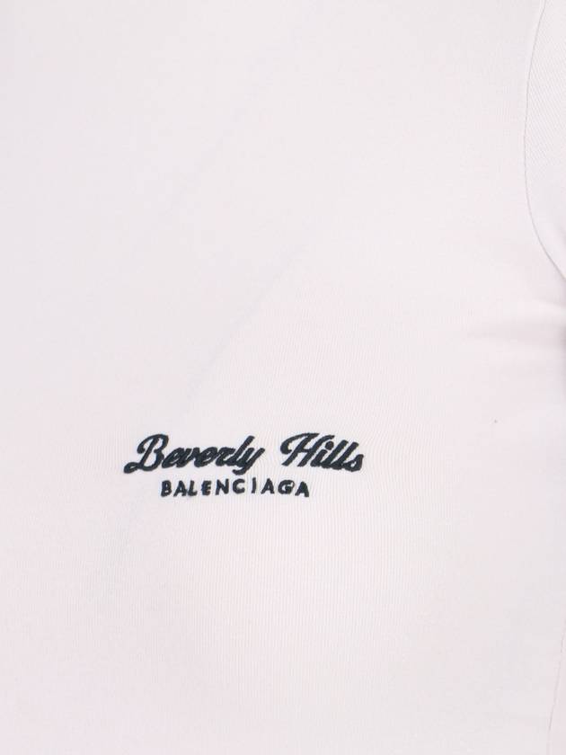 Beverly Hills Short Sleeve T-Shirt White - BALENCIAGA - BALAAN 4