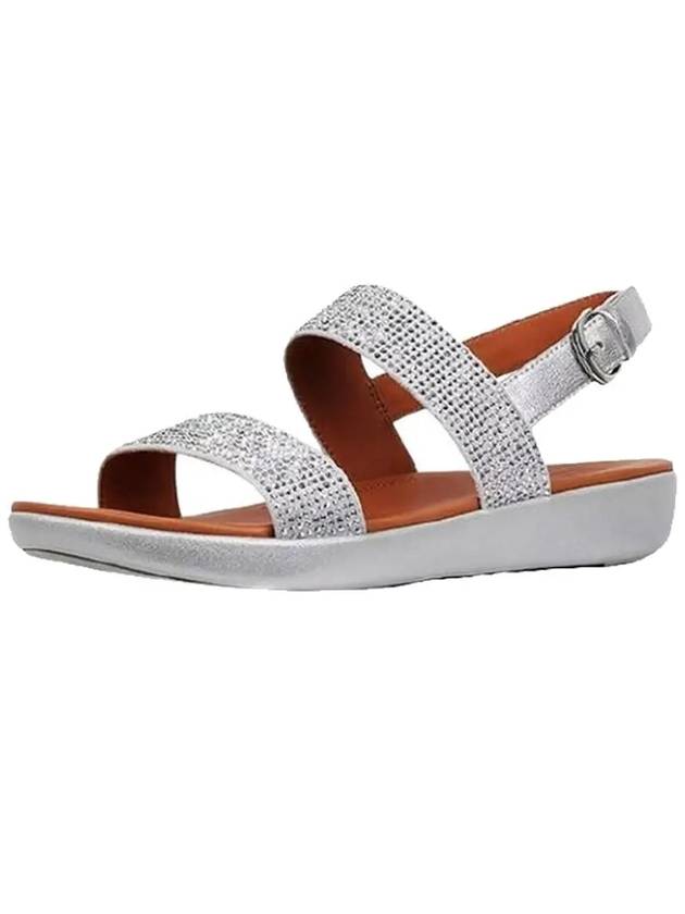 Bara Crystal Strap Sandals Silver - FITFLOP - BALAAN 2