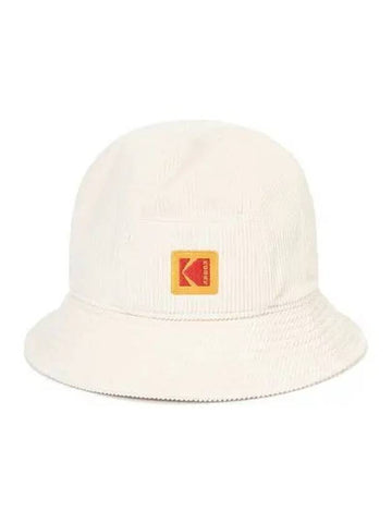 KODAK Corduroy Dome Bucket Hat IVORY - KODO - BALAAN 1