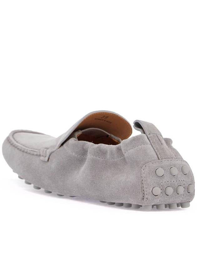 light gray calfskin women's loafers - TOD'S - BALAAN 3