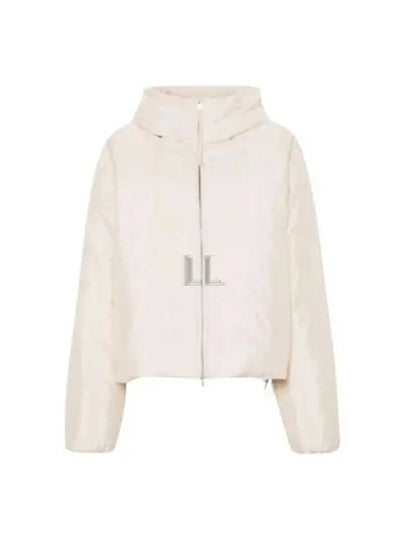 Blouson Nylon Hooded Jacket Beige - JIL SANDER - BALAAN 2