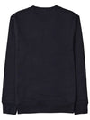 Embroidered Logo Cotton Sweatshirt Black - CP COMPANY - BALAAN 3