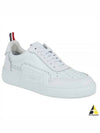 Men's Three Stripes Tab Basketball Low Top Sneakers White - THOM BROWNE - BALAAN 2