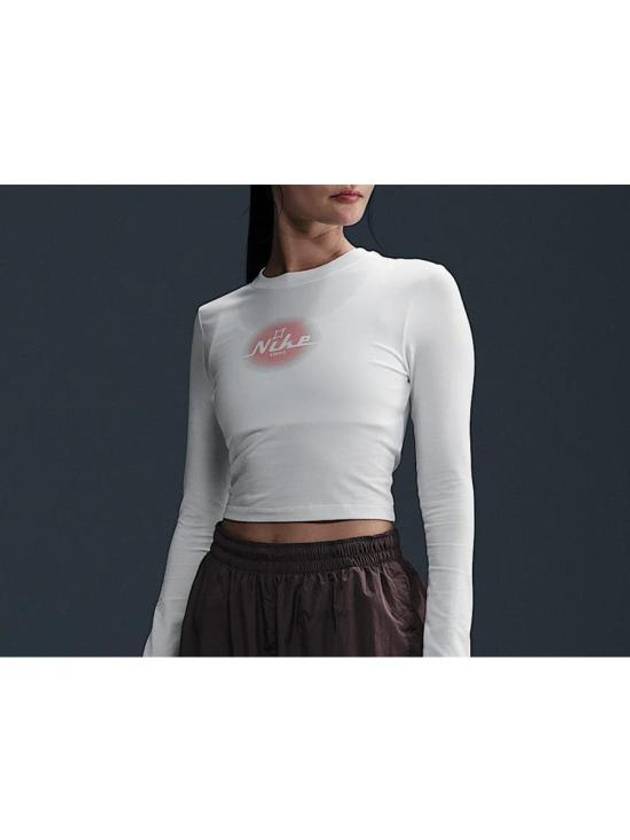 Sportswear Knit Long Sleeve T-Shirt White - NIKE - BALAAN 2