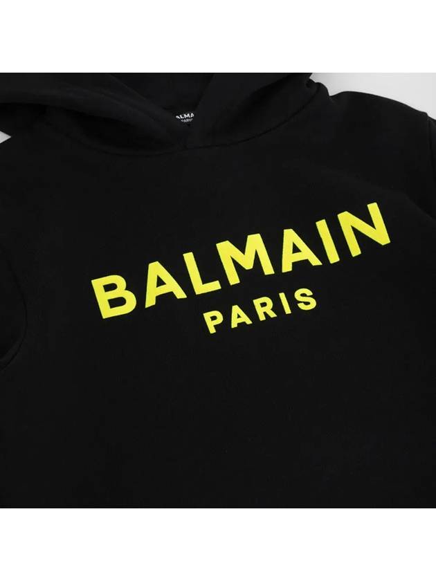 Kids Logo Hooded Sweatshirt 6P4540 Z0002 930 - BALMAIN - BALAAN 4