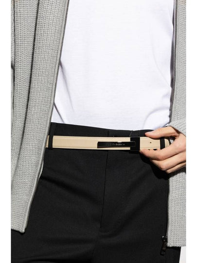 Dolce & Gabbana Leather Belt, Men's, Cream - DOLCE&GABBANA - BALAAN 2