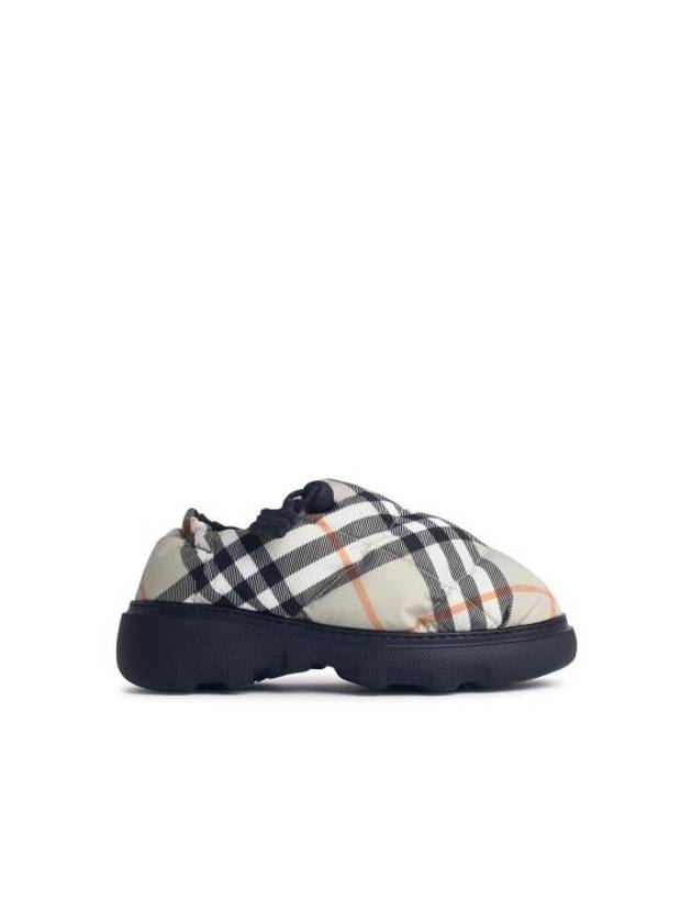 Check Nylon Pillow Loafers Green - BURBERRY - BALAAN 1