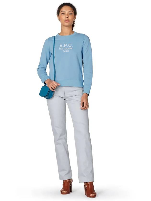 Women's Tina Sweatshirt Blue - A.P.C. - BALAAN.