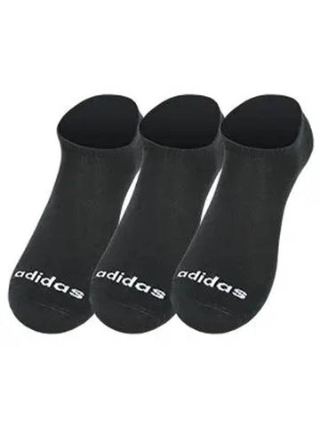 Low Cut Socks 3 Pack Black - ADIDAS - BALAAN 1