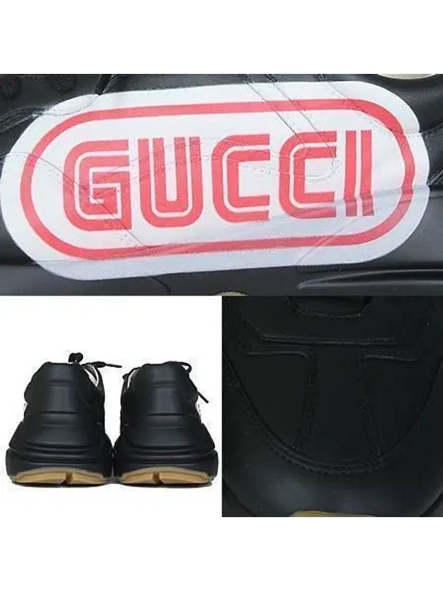 523609 Rhyton Sega Black Men s Sneakers 280 - GUCCI - BALAAN 4