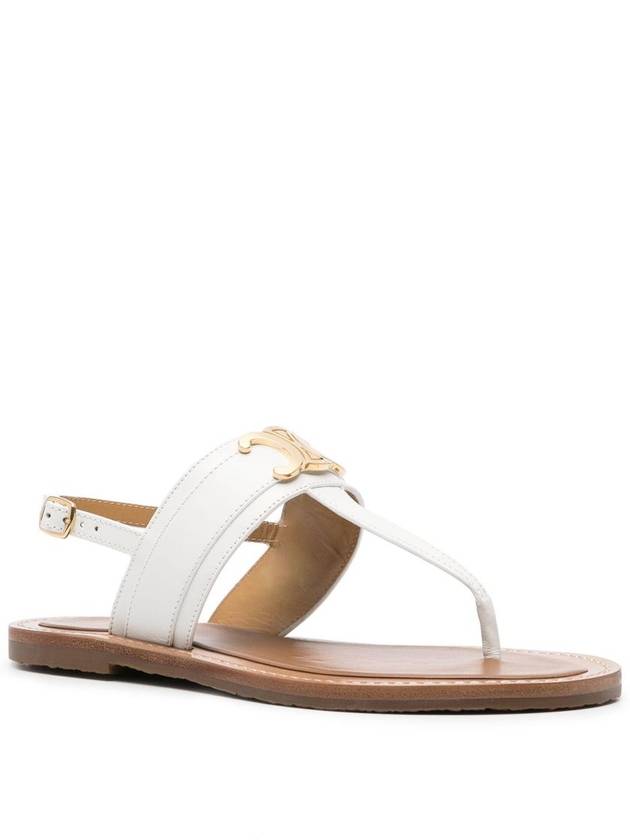 Limpia logo decorated leather sandals 3595437 67C - CELINE - BALAAN 2