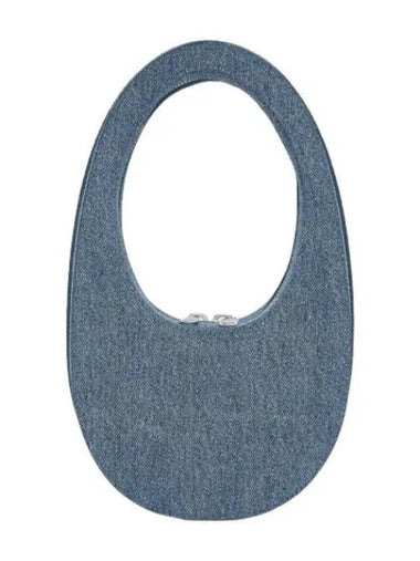 Denim Swipe Shoulder Bag Blue - COPERNI - BALAAN 1