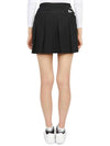 Women's Golf Moment Pleated Skirt Black - HORN GARMENT - BALAAN 5