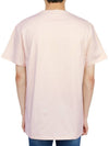 Men's Graffiti Logo Short Sleeve T-Shirt Pink - ALEXANDER MCQUEEN - BALAAN 5