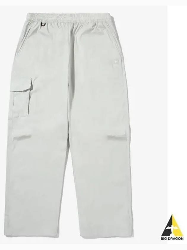 Woven semi wide cargo pants FS2WPG3104XLGY - FILA - BALAAN 1