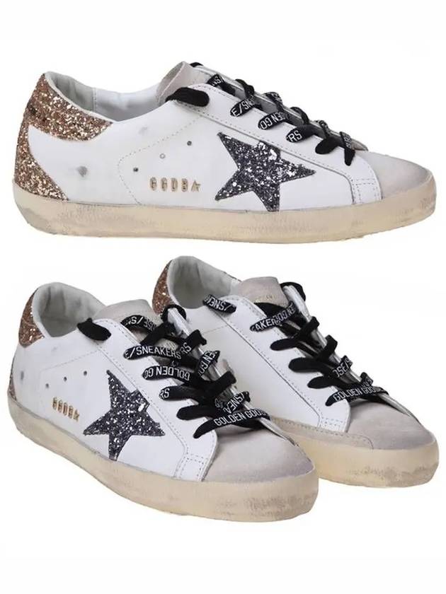 Super-Star Glittered Sneakers White - GOLDEN GOOSE - BALAAN 2