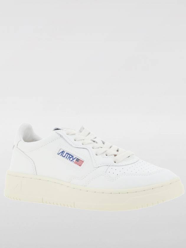 Medalist Leather Low Top Sneakers White - AUTRY - BALAAN 3