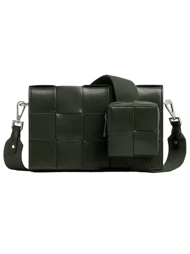 Cassette Versatile Strap Cross Bag Dark Green - BOTTEGA VENETA - BALAAN 2