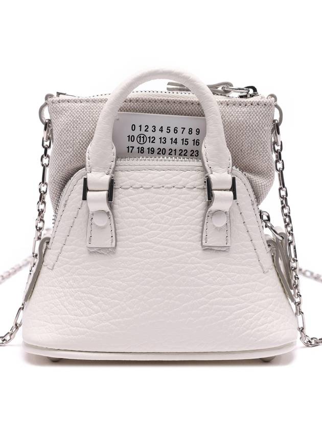 5AC Classic Baby Shoulder Bag White - MAISON MARGIELA - BALAAN 3