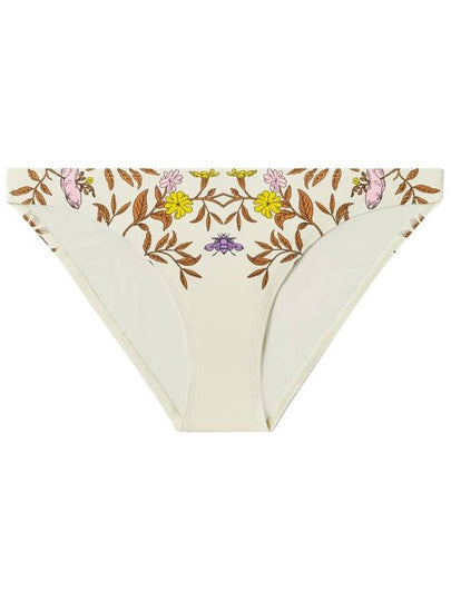 Floral Print Bikini Bottom Ivory - TORY BURCH - BALAAN 2