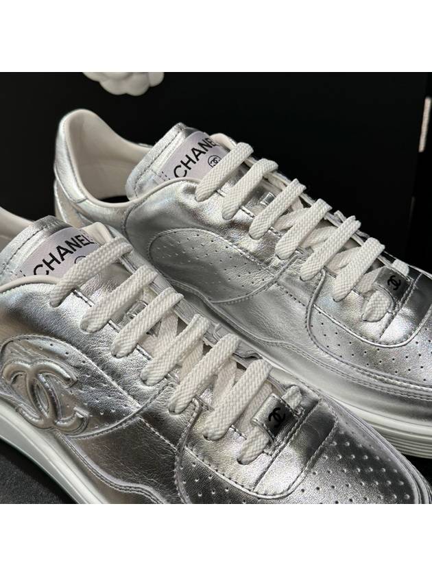 Men's Sneakers Silver Force CC Logo - CHANEL - BALAAN 5