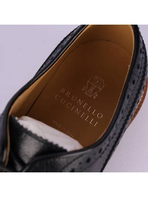 Men's Texture Derby Shoes MZUNAIU763 TZNBI C101 - BRUNELLO CUCINELLI - BALAAN 5