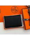 Calvi Duo Card Wallet Noir - HERMES - BALAAN 3