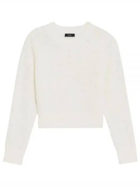 Pointelle Pullover Sweater O0416703 100 - THEORY - BALAAN 1