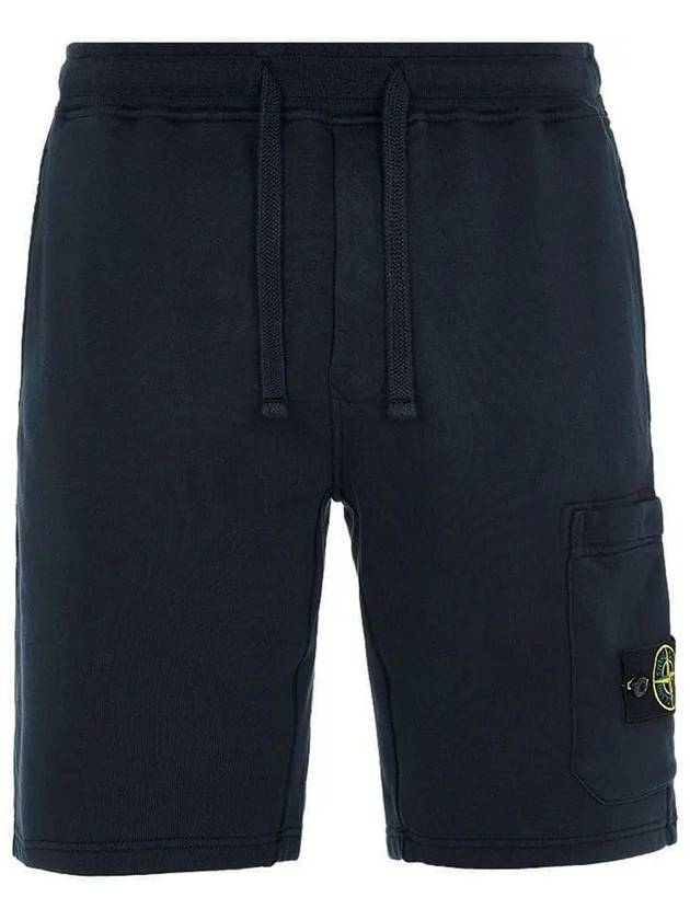 Wappen Patch Pocket Drawstring Shorts Navy - STONE ISLAND - BALAAN 2