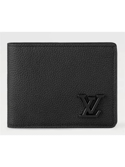 LV Aerogram Multiple Half Wallet Black - LOUIS VUITTON - BALAAN 2