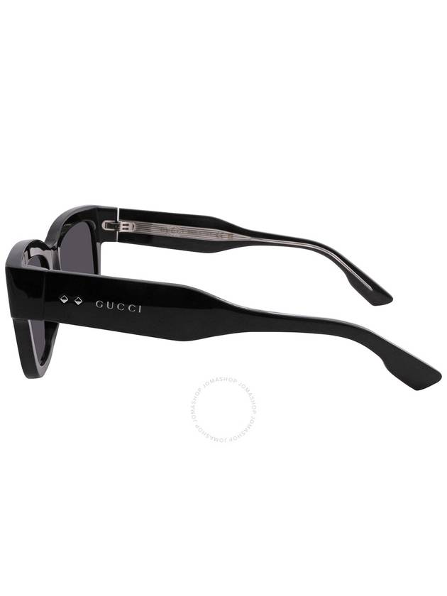 Eyewear Logo Square Acetate Sunglasses Black - GUCCI - BALAAN 4