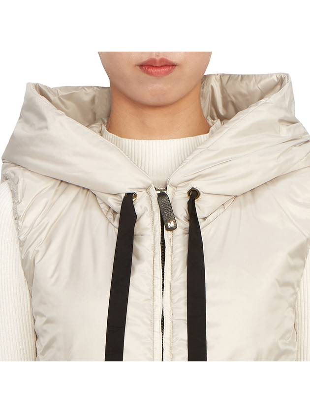 Women's The Cube Greengo Technical Hoodie Vest Ice - MAX MARA - BALAAN 8