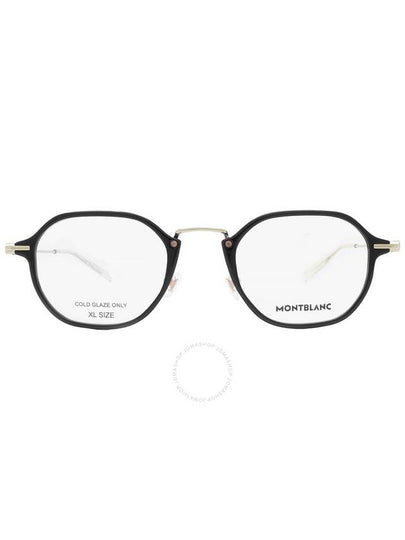 Sunglasses MB0296O 001 001 BLACK GOLD TRANSPARENT - MONTBLANC - BALAAN 2